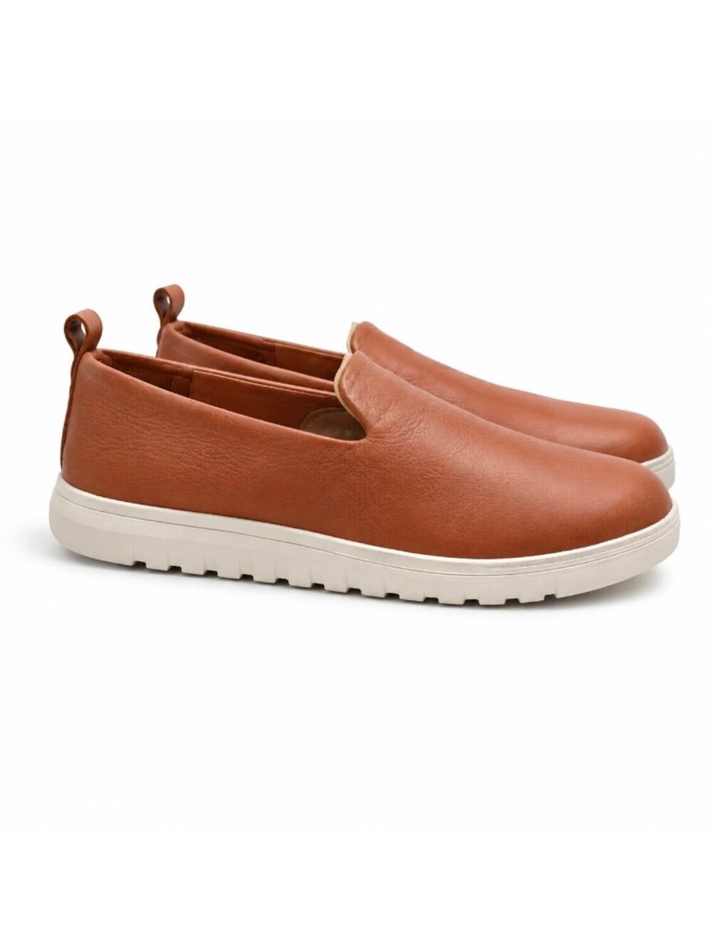 Vionic Uptown Willa Tan Leather Slip On Sneakers Women’s 8 Wide Arch Support - Picture 3 of 9